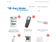 Tablet Screenshot of drugtest.com.au
